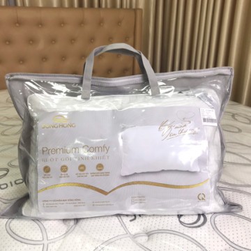 Ruột gối đơn cao cấp Sông Hồng Premium Comfy - Bông micro fiber tinh khiết siêu nhẹ 